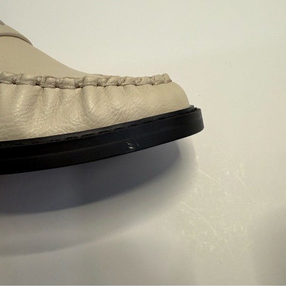 LOFT Penny Loafers Slip-On Flats Women’s Size 8 Cream - Picture 12 of 12